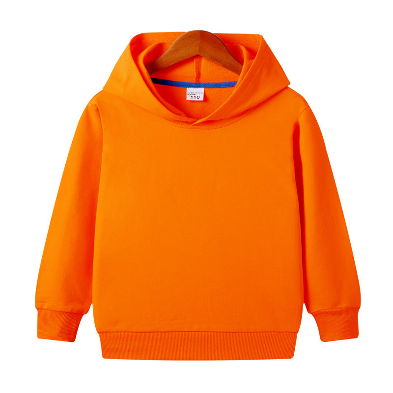 Customized Pure Cotton Hooded Blank Sweater For Middle And Small Children Customized Pure Cotton Hooded Blank Sweater For Middle And Small Children